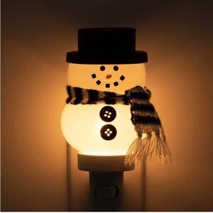 Scentsy Snowman Plug In Outlet Warmer New In Box